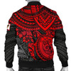 FUNSTUFFPRINT Bomber Jacket American Samoa Polynesian – Red Turtle – BN15 Bomber Jacket 3D Bomber Jacket