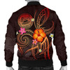 FUNSTUFFPRINT Bomber Jacket American Samoa Polynesian Personalised – Legend of American Samoa (Red) – BN15 3D Bomber Jacket