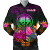 FUNSTUFFPRINT Bomber Jacket Federated States of Micronesia Personalised – Summer Hibiscus 3D Bomber Jacket