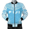 FUNSTUFFPRINT Bomber Jacket Fiji Flag Polynesian Chief 3D Bomber Jacket