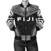 FUNSTUFFPRINT Bomber Jacket Fiji Polynesian Chief – Black Version 3D Bomber Jacket