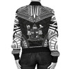 FUNSTUFFPRINT Bomber Jacket Fiji Polynesian Chief – Black Version 3D Bomber Jacket
