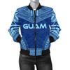 FUNSTUFFPRINT Bomber Jacket Guam Flag Polynesian Chief 3D Bomber Jacket