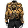 FUNSTUFFPRINT Bomber Jacket Guam Polynesian – Guam Gold Seal with Polynesian Tattoo 3D Bomber Jacket