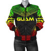 FUNSTUFFPRINT Bomber Jacket Guam Polynesian Chief – Reggae Version 3D Bomber Jacket