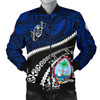 FUNSTUFFPRINT Bomber Jacket Guam Polynesian Shark Tattoo 3D Bomber Jacket