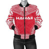 FUNSTUFFPRINT Bomber Jacket Hawaii Flag Polynesian Chief 3D Bomber Jacket