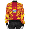 FUNSTUFFPRINT Bomber Jacket Kiribati Polynesian Tattoo Flag 3D Bomber Jacket
