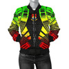 FUNSTUFFPRINT Bomber Jacket Kiribati Polynesian Tattoo Reggae 3D Bomber Jacket