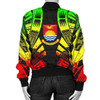 FUNSTUFFPRINT Bomber Jacket Kiribati Polynesian Tattoo Reggae 3D Bomber Jacket
