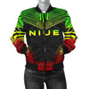 FUNSTUFFPRINT Bomber Jacket Niue Polynesian Chief – Reggae Version 3D Bomber Jacket