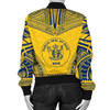 FUNSTUFFPRINT Bomber Jacket Niue Flag Polynesian Chief 3D Bomber Jacket