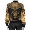 FUNSTUFFPRINT Bomber Jacket Niue Polynesian Chief – Gold Version 3D Bomber Jacket