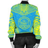 FUNSTUFFPRINT Bomber Jacket Palau Flag Polynesian Chief 3D Bomber Jacket