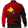 FUNSTUFFPRINT Bomber Jacket Papua New Guinea – Raggiana Bird of Paradise Polynesian Patterns 3D Bomber Jacket