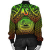FUNSTUFFPRINT Bomber Jacket Polynesian American Samoa – Reggae Vintage Polynesian Patterns 3D Bomber Jacket