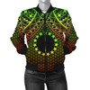 FUNSTUFFPRINT Bomber Jacket Polynesian Cook Islands Personalised – Reggae Vintage Polynesian Patterns 3D Bomber Jacket