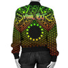 FUNSTUFFPRINT Bomber Jacket Polynesian Cook Islands Personalised – Reggae Vintage Polynesian Patterns 3D Bomber Jacket