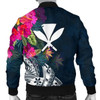 FUNSTUFFPRINT Bomber Jacket Polynesian Hawaii – Summer Vibes 3D Bomber Jacket