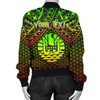 FUNSTUFFPRINT Bomber Jacket Polynesian Tahiti Personalised – Reggae Vintage Polynesian Patterns  3D Bomber Jacket