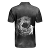 Premium Smoke Background Golf Polo Shirt, Black Smoke Golfer Polo Shirt, Best Golf Shirt For Men