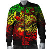 FUNSTUFFPRINT Bomber Jacket Tonga – Reggae Shark Polynesian Tattoo 3D Bomber Jacket