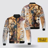 FUNSTUFFPRINT Personalized Name U.S Veteran All Gave SomeBomber Jacket - Custom Veteran Bomber Jacket 3D Bomber Jacket