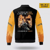 FUNSTUFFPRINT Custom Name A Child Of God A Man Of Faith A Warrior Of Christ Bomber Jacket For Men Women 3D Bomber Jacket