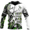 FUNSTUFFPRINT best Buckin Dad Ever 3D Hoodie and Zip Hoodie
