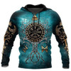 FUNSTUFFPRINT Viking 3D All Over Hoodie  3D Hoodie and Zip Hoodie