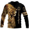FUNSTUFFPRINT  Personalized Lion 3D All Over Printed Hoodie The King  3D Hoodie and Zip Hoodie
