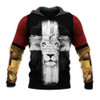 FUNSTUFFPRINT   Fear Not For Jesus The Lion Of Judah Has Triumphed 3D Hoodie and Zip Hoodie