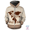 FUNSTUFFPRINT African Zip-Up Hoodie - Root Africa  3D Hoodie and Zip Hoodie