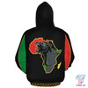 FUNSTUFFPRINT African Zip-Up Hoodie - Panther Africa 3D Hoodie and Zip Hoodie