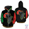 FUNSTUFFPRINT African Zip-Up Hoodie - Panther Africa 3D Hoodie and Zip Hoodie
