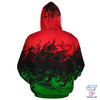 FUNSTUFFPRINT African Zip-Up Hoodie - Africa RGB Painting Color  3D Hoodie and Zip Hoodie