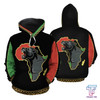 FUNSTUFFPRINT African Hoodie - Panther Africa All Over 3D Hoodie and Zip Hoodie