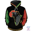 FUNSTUFFPRINT African Hoodie - Panther Africa All Over 3D Hoodie and Zip Hoodie