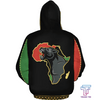 FUNSTUFFPRINT African Hoodie - Panther Africa All Over 3D Hoodie and Zip Hoodie