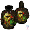 FUNSTUFFPRINT African Hoodie - African Black Power  3D Hoodie and Zip Hoodie