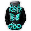 FUNSTUFFPRINT  Butterfly 3D Hoodie and Zip Hoodie