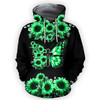 FUNSTUFFPRINT  Butterfly 3D Hoodie and Zip Hoodie