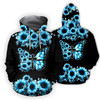 FUNSTUFFPRINT  Butterfly 3D Hoodie and Zip Hoodie