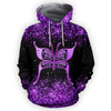 FUNSTUFFPRINT Butterfly Combo  3D Hoodie and Zip Hoodie
