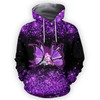 FUNSTUFFPRINT Butterfly Combo Hoodie  3D Hoodie and Zip Hoodie