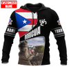 FUNSTUFFPRINT Personalized Name Puerto Rico  3D Hoodie and Zip Hoodie