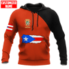 FUNSTUFFPRINT- Personalized Name Puerto Rico  3D Hoodie and Zip Hoodie