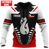 FUNSTUFFPRINT Personalized New Zealand Aetearoa Maori Manaia Paua All Over Printed  3D Hoodie and Zip Hoodie