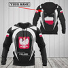 FUNSTUFFPRINT Customize Poland Map & Coat Of Arms  3D Hoodie and Zip Hoodie