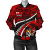 FUNSTUFFPRINT Bomber Jacket Tonga Polynesian Shark Tattoo 3D Bomber Jacket